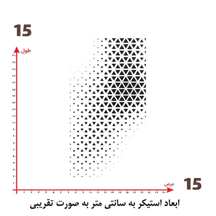 استیکر پارچه و لباس پاد آفرین طرح زیبا کد 4976