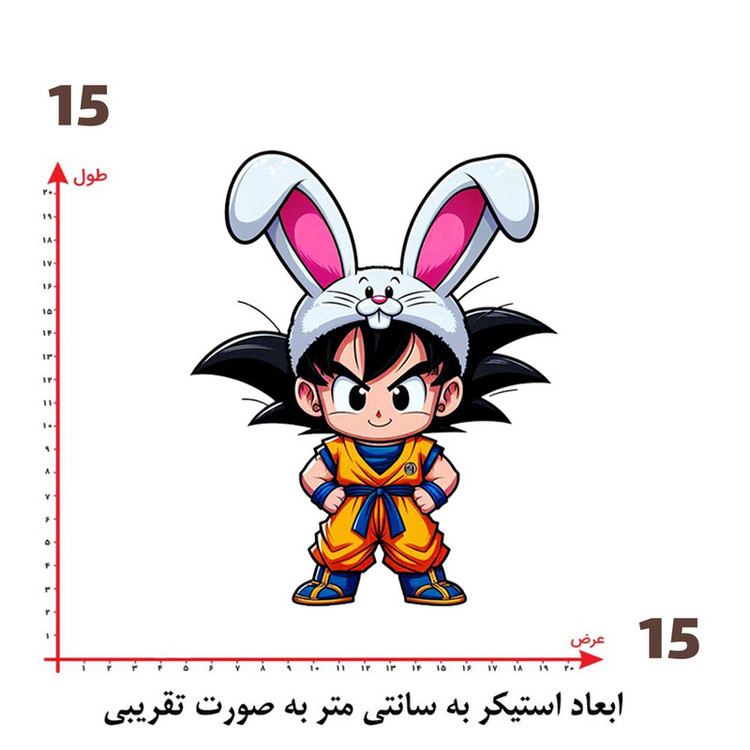 استیکر پارچه و لباس پاد آفرین طرح کارتونی کد 3925