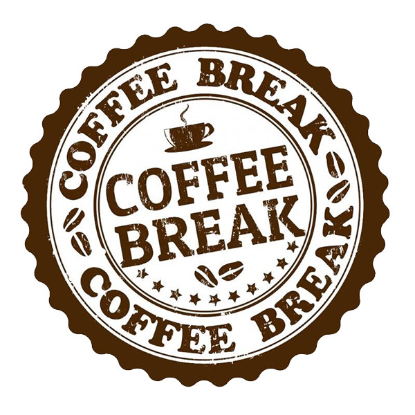استیکر پارچه و لباس پاد آفرین طرح کافی کافه coffee کد 5466