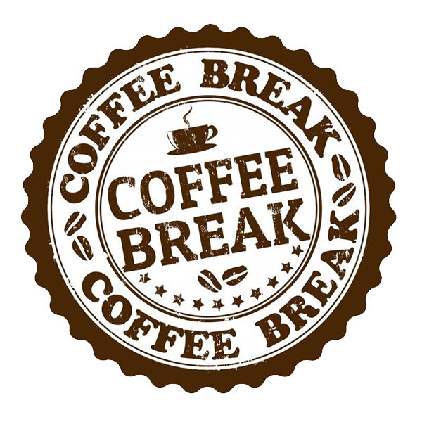 استیکر پارچه و لباس پاد آفرین طرح کافی کافه coffee کد 5466