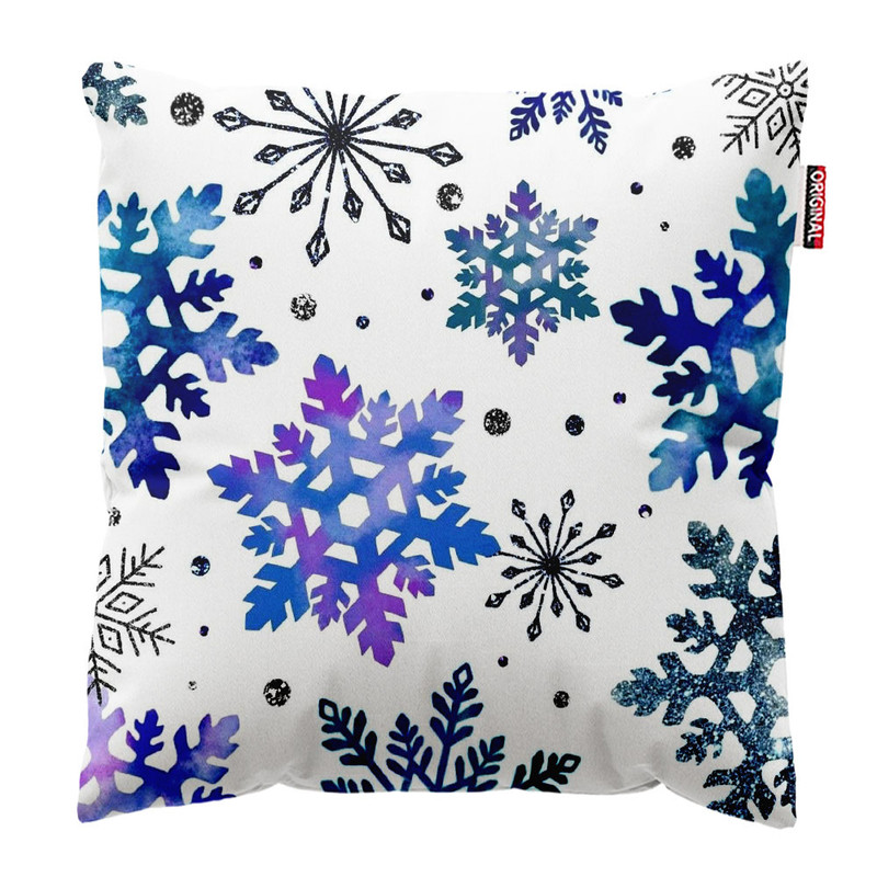 کوسن پاد آفرین طرح زمستان و برف کد 2250 سایز 40*40 سانتی متر