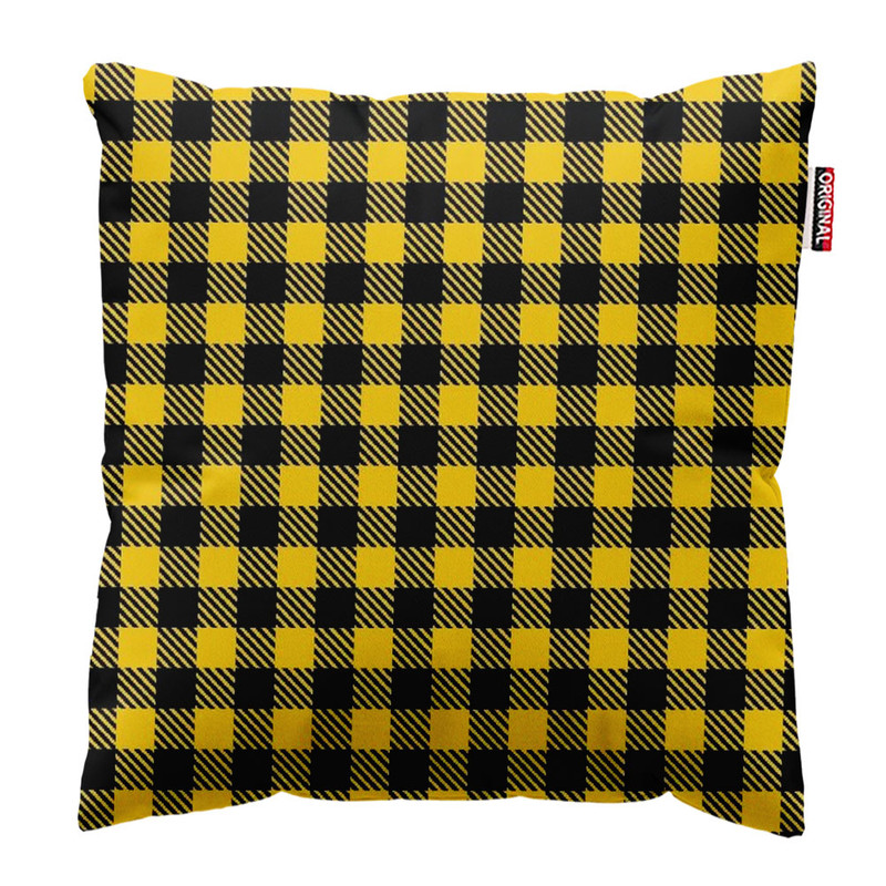 کوسن پاد آفرین طرح چهارخونه سنتی کلاسیک کد 1188 سایز 40*40 سانتی متر