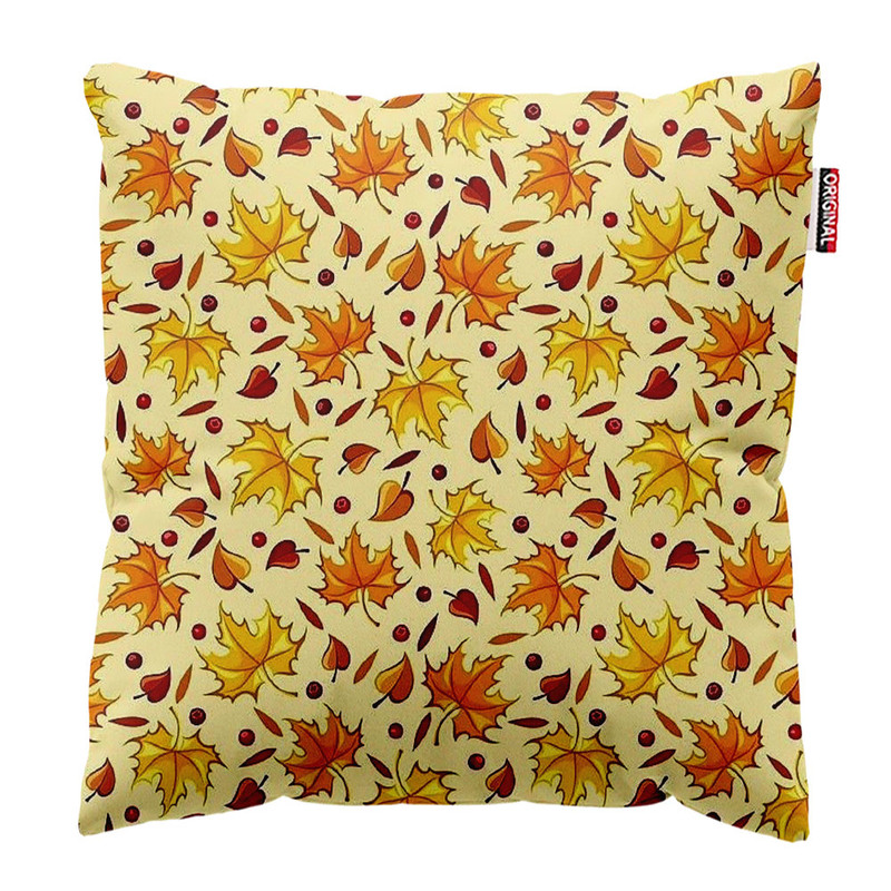 کوسن پاد آفرین طرح برگ و پاییز کد 803 سایز 40*40 سانتی متر