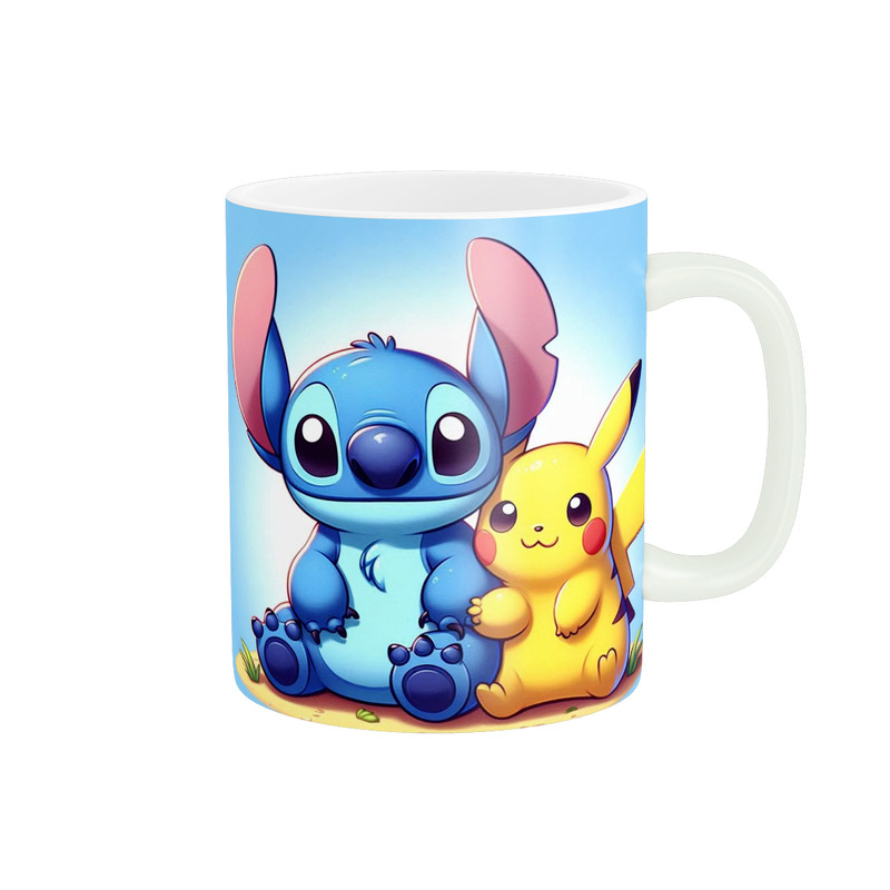 ماگ پادآفرین مدل کارتون استیچ و لیلو Stitch کد PM3846