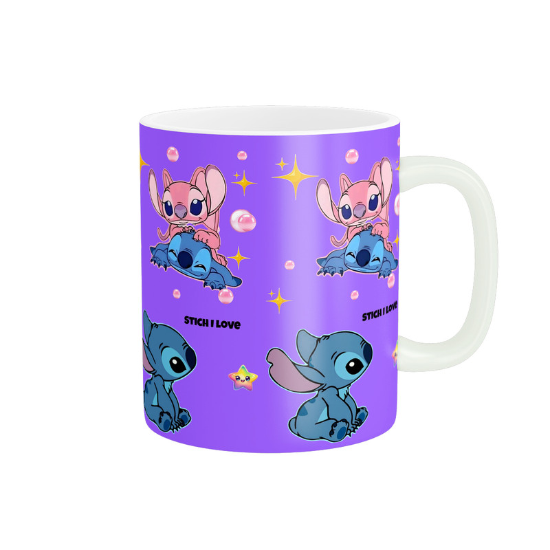 ماگ پادآفرین مدل کارتون استیچ و لیلو Stitch کد PM3791