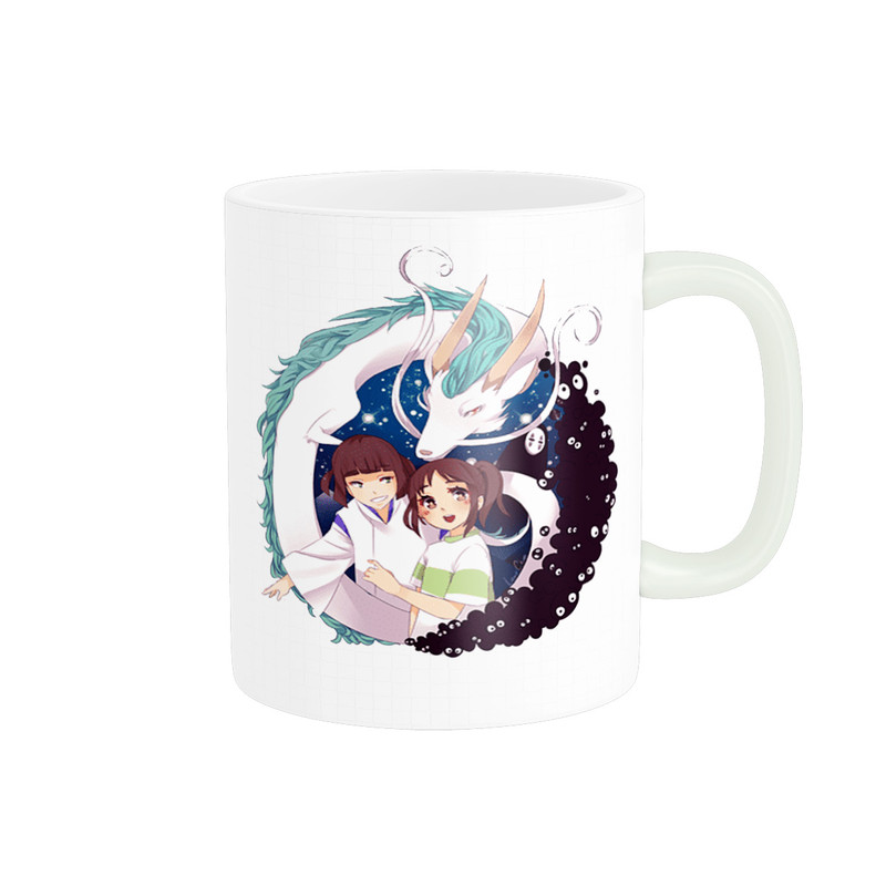 ماگ پادآفرین طرح انیمه شهر اشباح Spirited Away  کد 0578