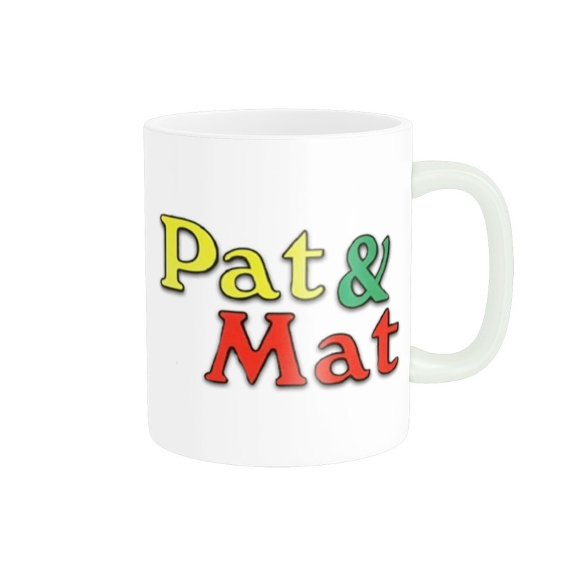 ماگ پاد آفرین طرح کارتون پت و مت Pat & Mat کد 2700