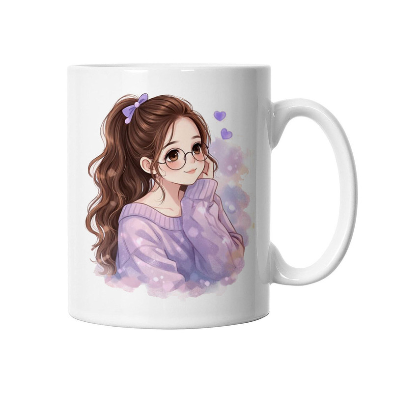 ماگ طرح فانتزی مدل دختر کد L29