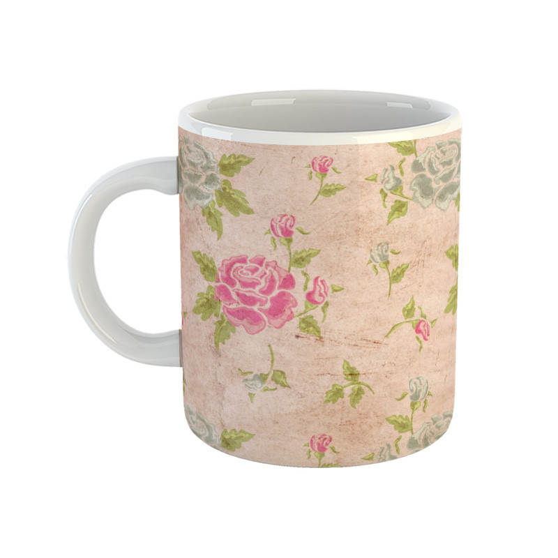 ماگ مدل  گل دار طرح flower