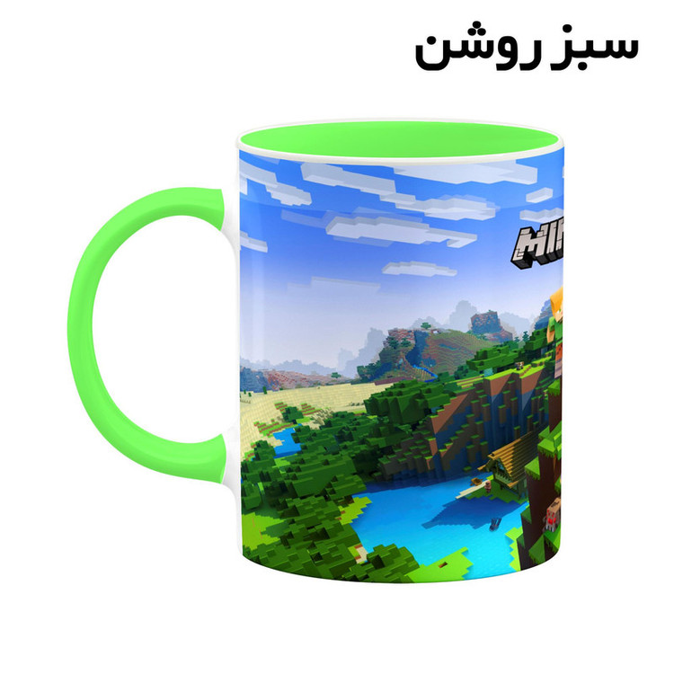 ماگ کاکتی طرح ماینکرافت minecraft مدل mgh41607