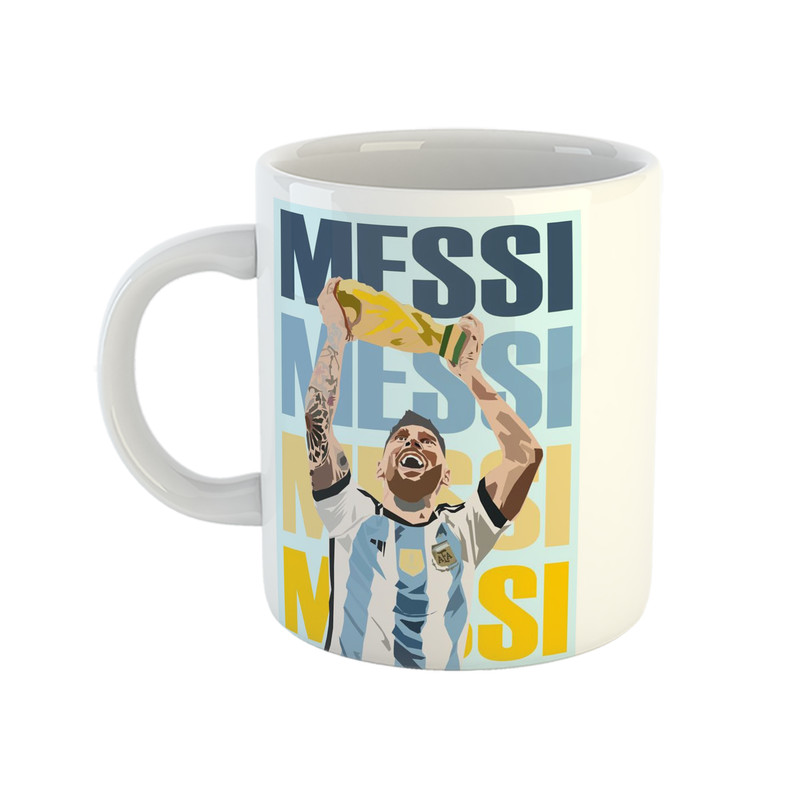ماگ مدل مسی آرژانتین طرح messi