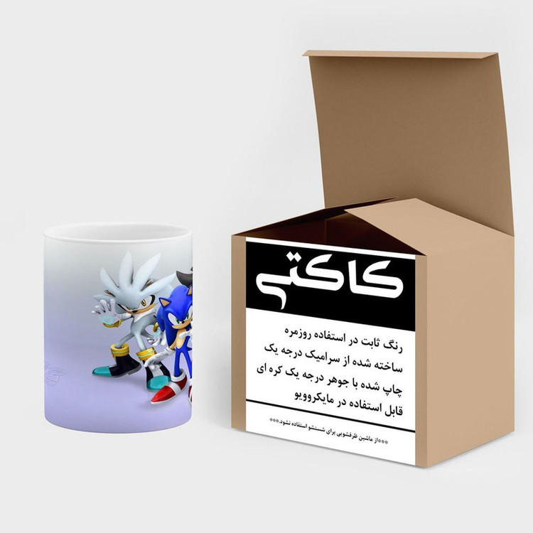 ماگ کاکتی مدل بازی سونیک Sonic The Hedgehog کد mgh30231