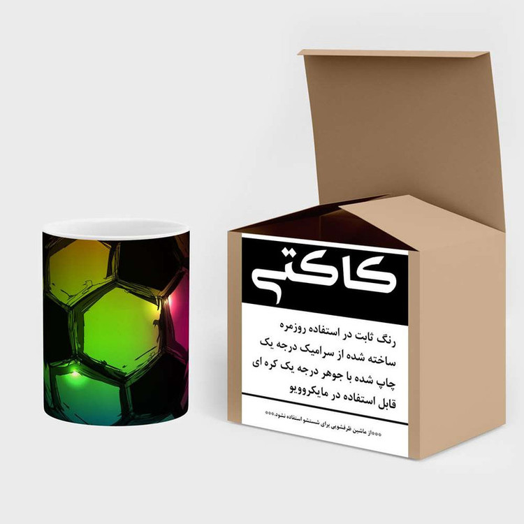 ماگ کاکتی مدل توپ فوتبال کد mgh12428