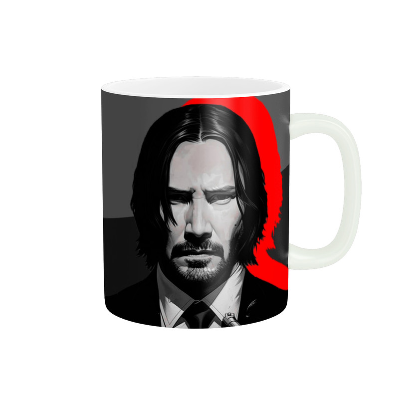 ماگ طرح فیلم مدل جان ویک john wick کد 527