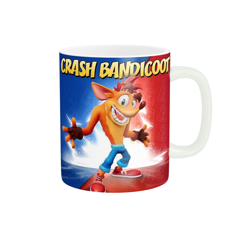 ماگ طرح بازی کراش Crash کد Crash-03