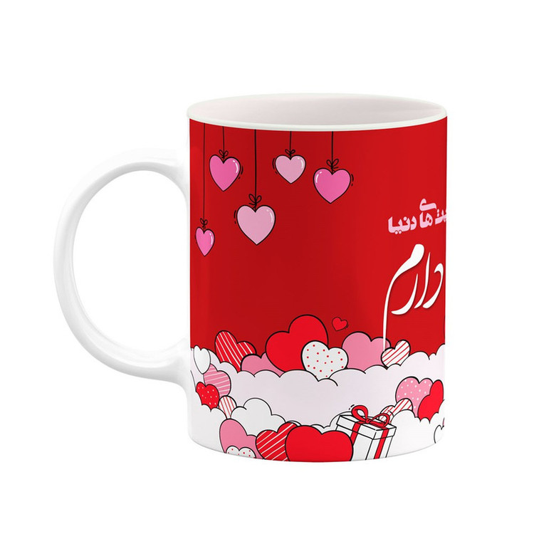 ماگ کاکتی طرح اسم سپهر مدل عاشقانه کد mgn81552