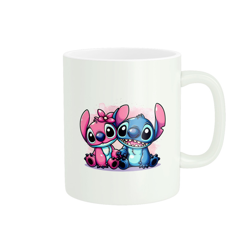 ماگ پادآفرین مدل کارتون استیچ و لیلو Stitch کد PM3852