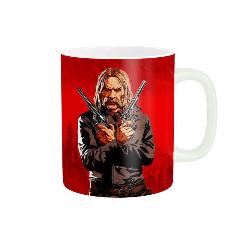 ماگ طرح بازی Red Dead Redemption کد 01