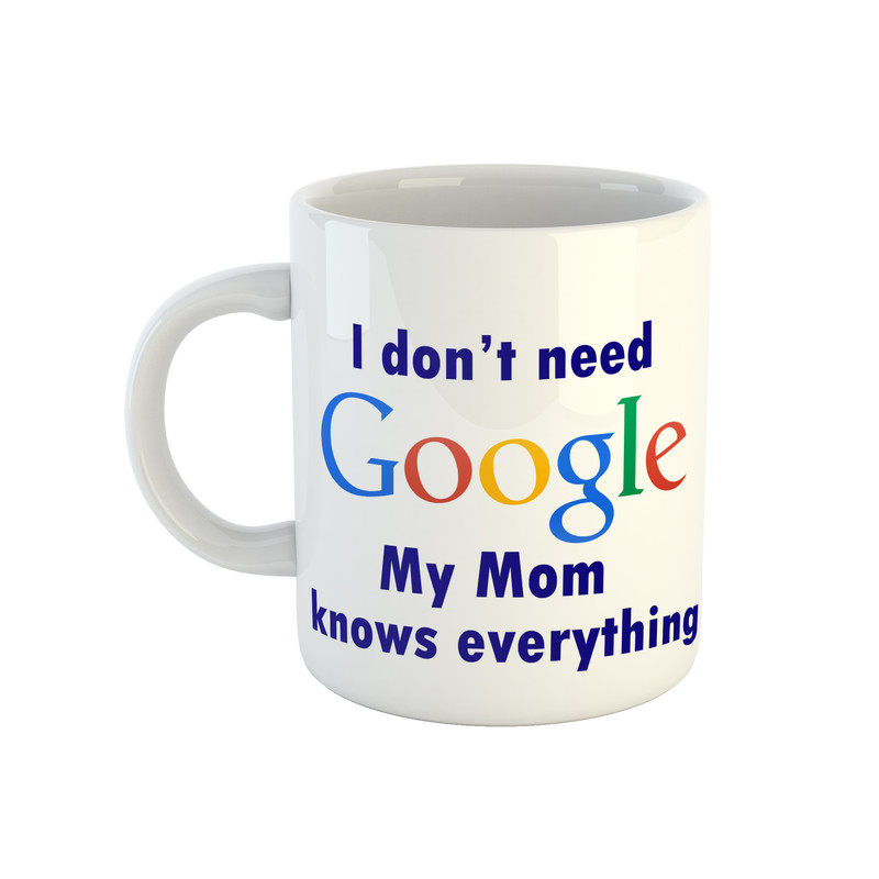 ماگ طرح گوگل مدل mom