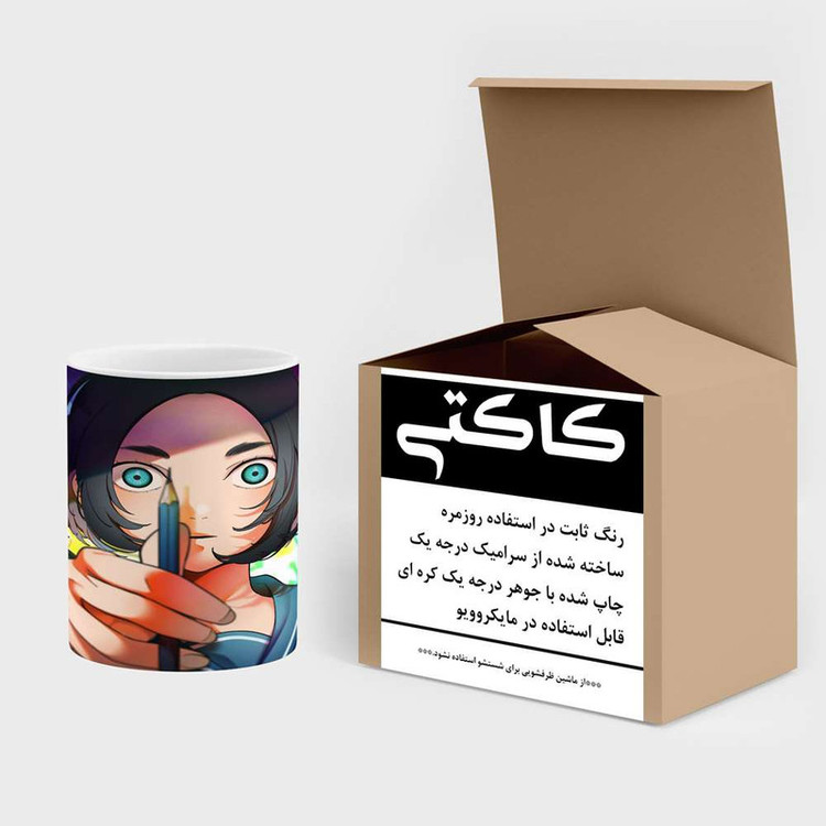 ماگ کاکتی مدل انیمه کد mgh15327