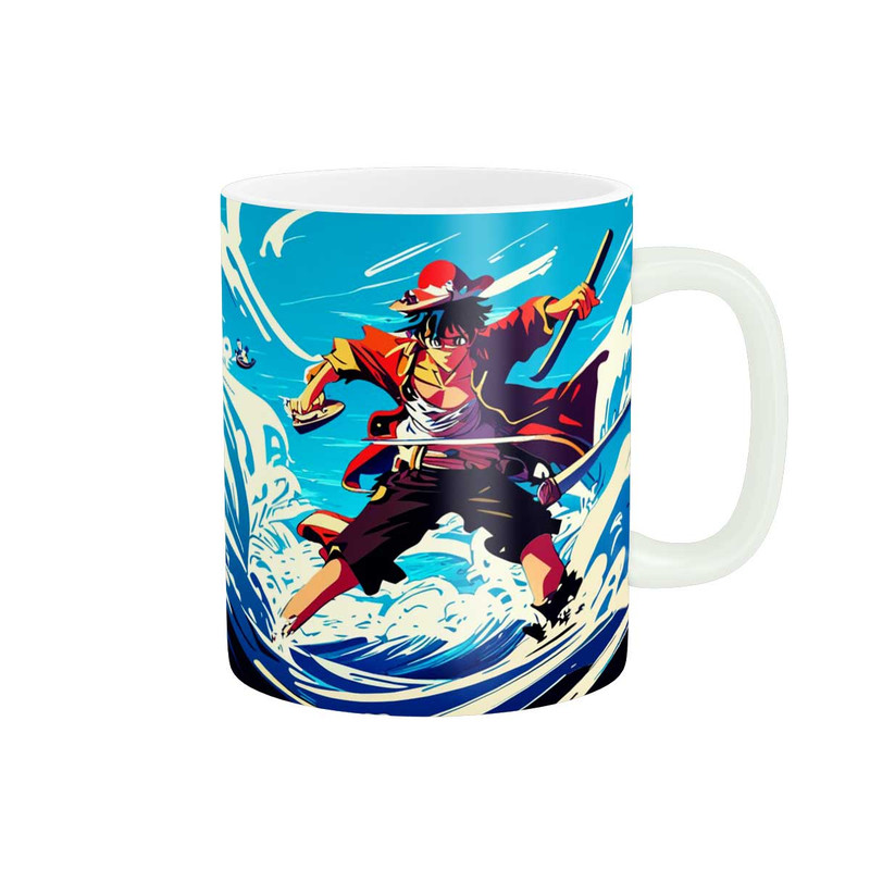 ماگ پاد آفرین طرح انیمه وان پیس One Piece کد 2118