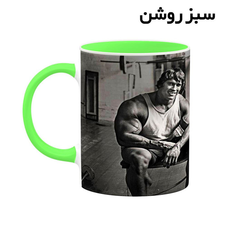 ماگ کاکتی طرح آرنولد Arnold Schwarzenegger مدل mgh25144