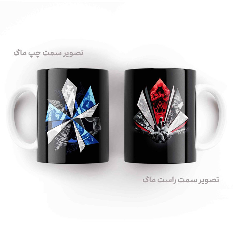 ماگ طرح اساسینز کرید مدل assassins creed MU 002