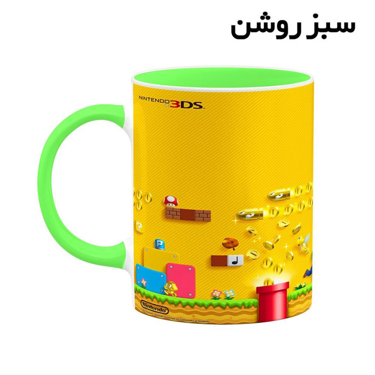 ماگ کاکتی مدل بازی سوپر ماریو Super Mario کد mgh30549