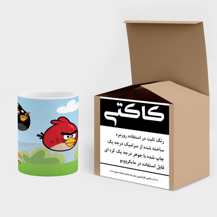 ماگ کاکتی مدل بازی پرندگان خشمگین Angry Birds کد mgh27457