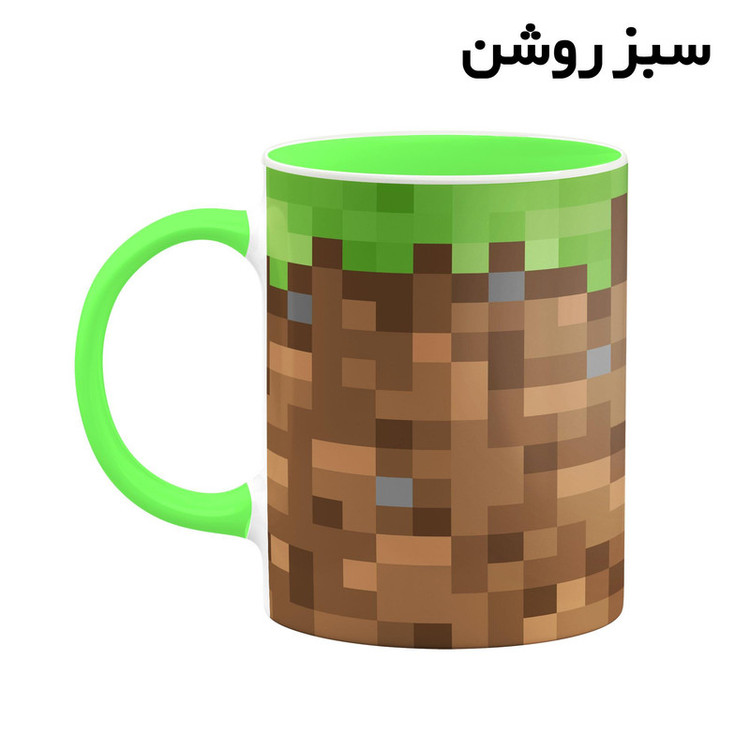 ماگ کاکتی طرح ماینکرافت minecraft مدل mgh41167