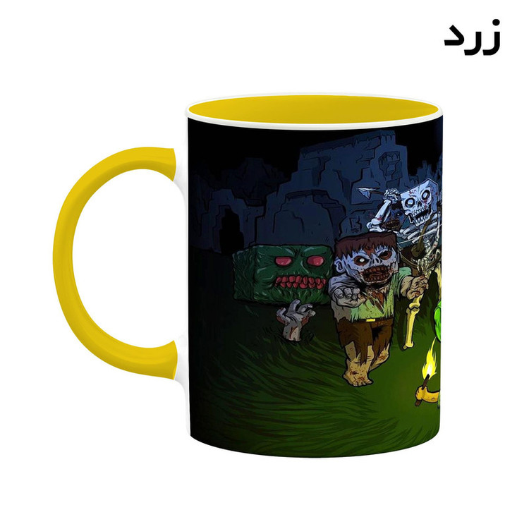 ماگ کاکتی طرح ماینکرافت minecraft مدل mgh41397