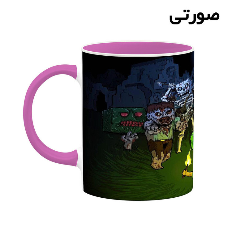 ماگ کاکتی طرح ماینکرافت minecraft مدل mgh41397