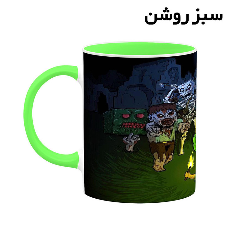 ماگ کاکتی طرح ماینکرافت minecraft مدل mgh41397