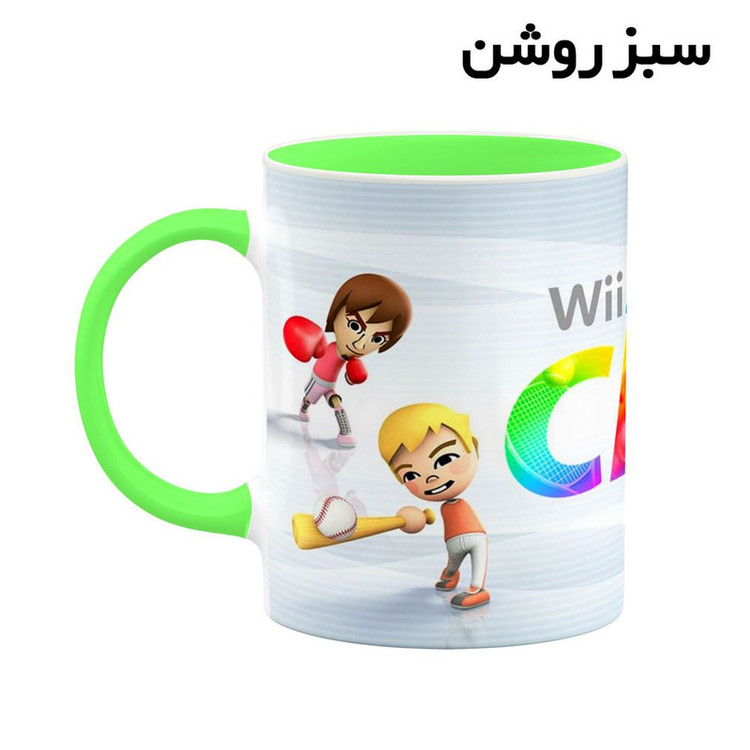 ماگ کاکتی مدل بازی Wii Sports کد mgh31336