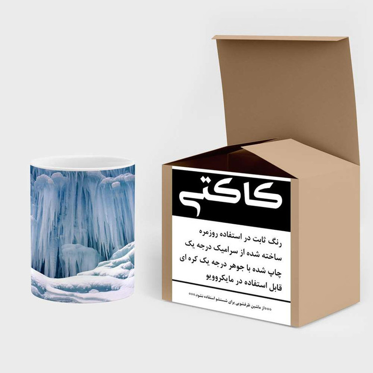 ماگ کاکتی مدل منظره برفی کد mgh15020