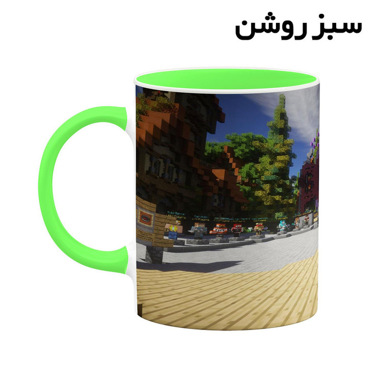 ماگ کاکتی طرح ماینکرافت minecraft مدل mgh41133