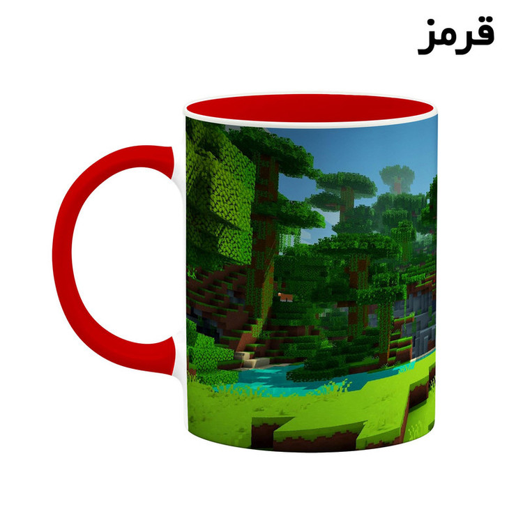 ماگ کاکتی طرح ماینکرافت minecraft مدل mgh41120