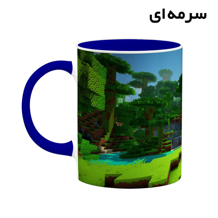 ماگ کاکتی طرح ماینکرافت minecraft مدل mgh41120