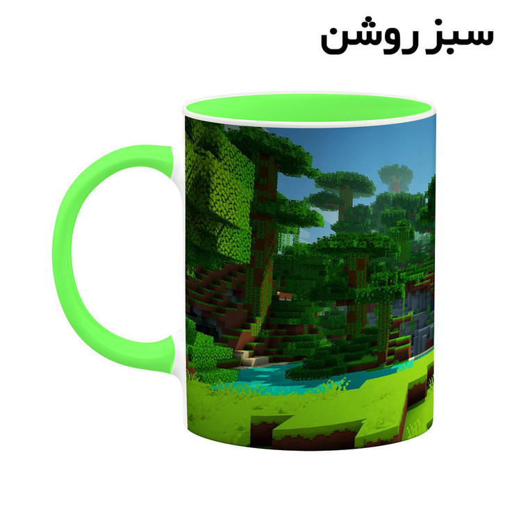 ماگ کاکتی طرح ماینکرافت minecraft مدل mgh41120