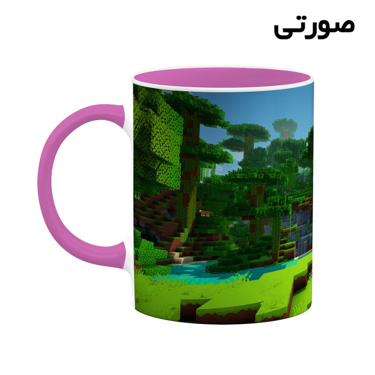 ماگ کاکتی طرح ماینکرافت minecraft مدل mgh41120