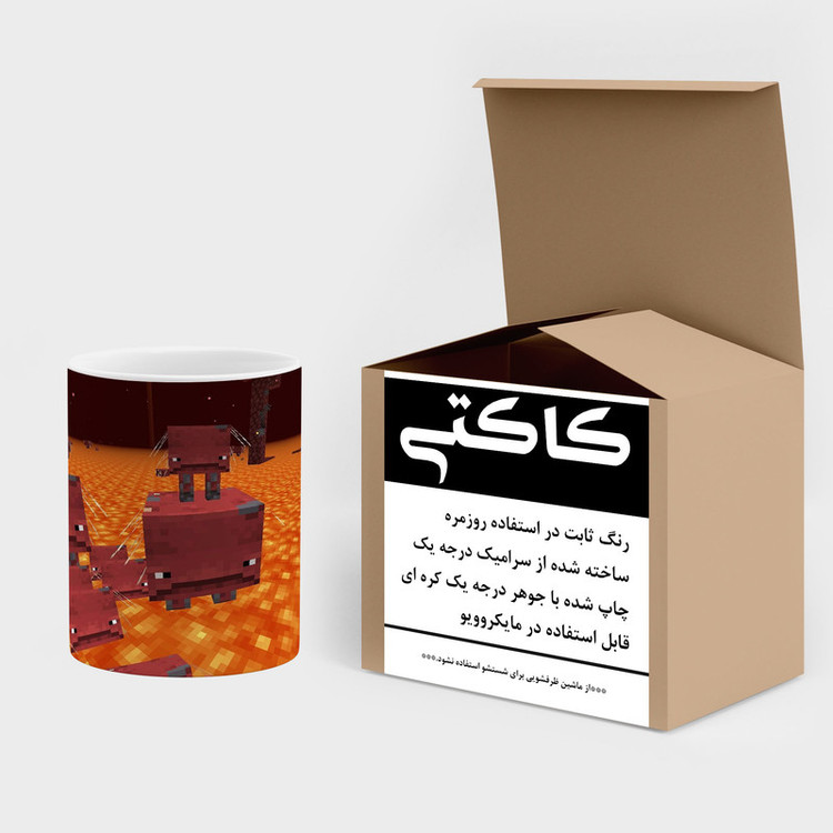 ماگ کاکتی طرح ماینکرافت minecraft مدل mgh41113