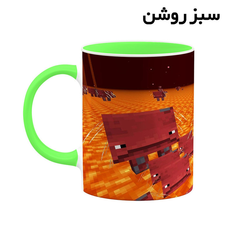 ماگ کاکتی طرح ماینکرافت minecraft مدل mgh41113