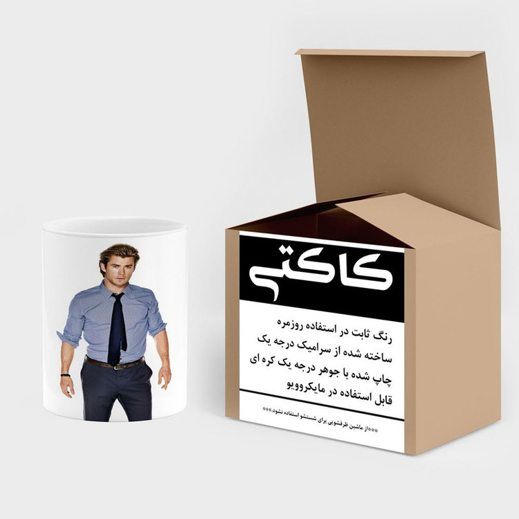 ماگ کاکتی طرح Chris Hemsworth مدل mgh25594
