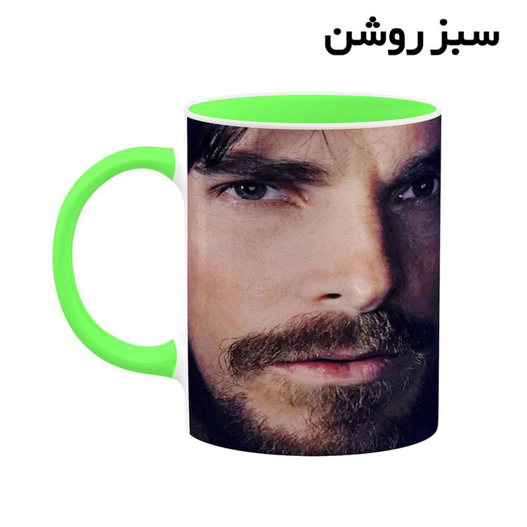 ماگ کاکتی طرح Christian Bale مدل mgh25654