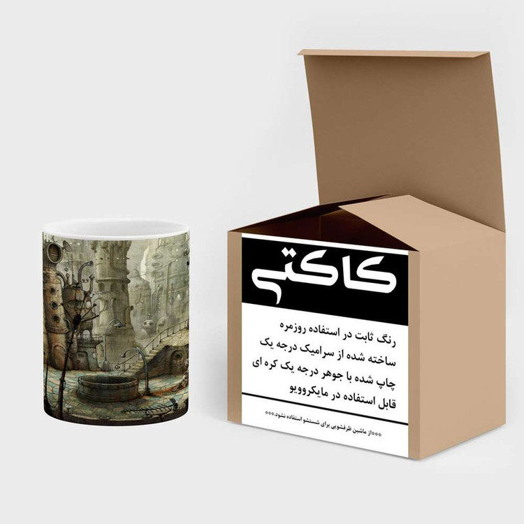 ماگ کاکتی مدل نقاشی کارتونی کد mgh18795