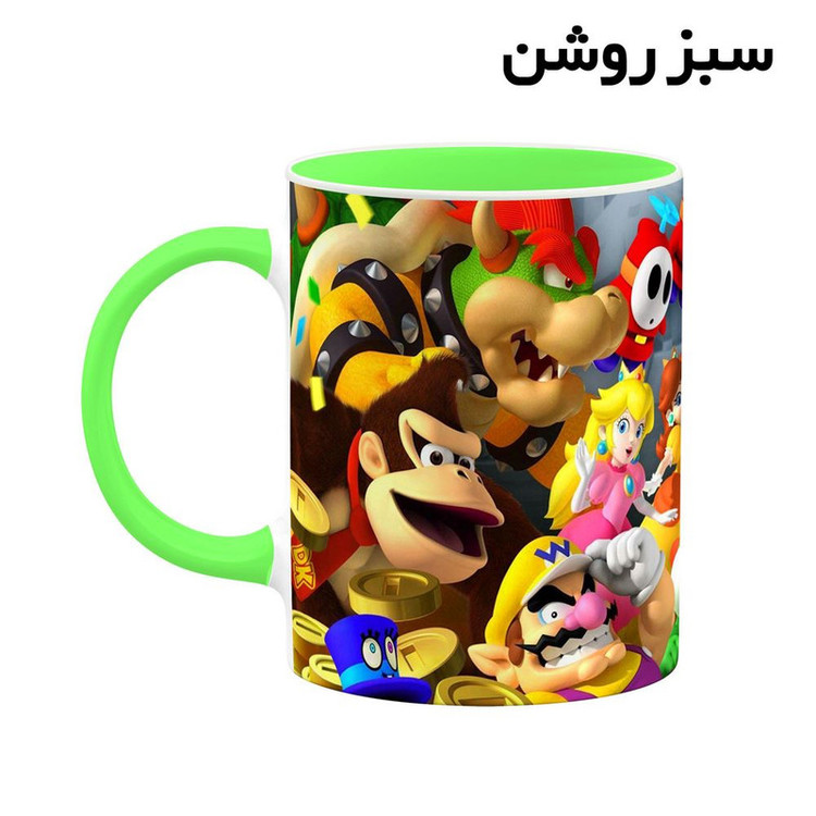 ماگ کاکتی مدل بازی سوپر ماریو Super Mario کد mgh29324