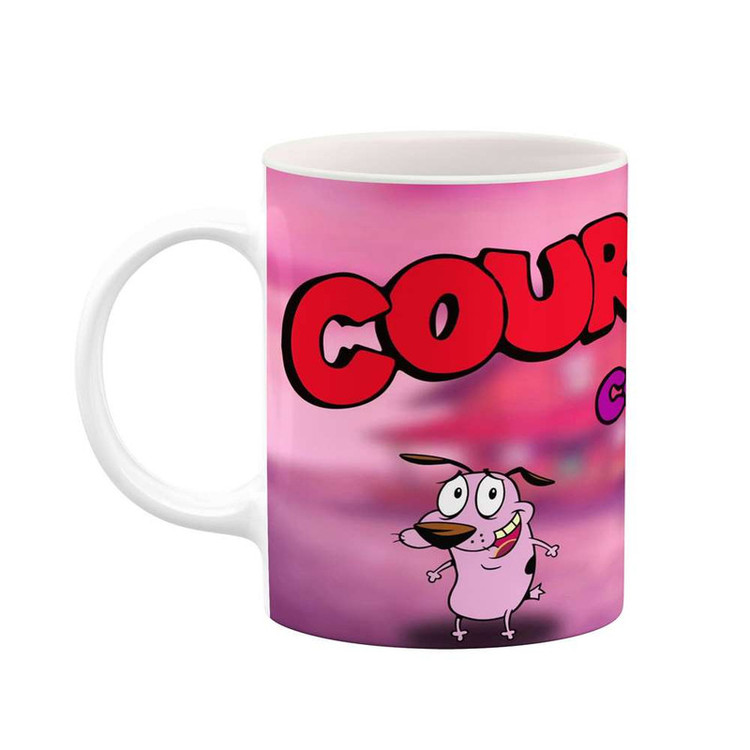 ماگ کاکتی مدل کارتون Courage The Cowardly Dog کد mgh22433
