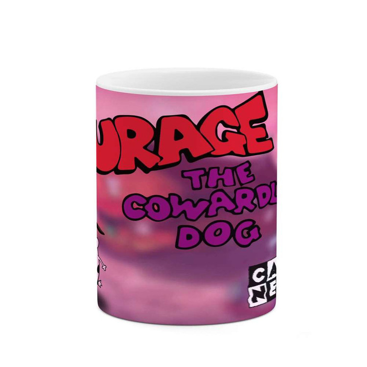 ماگ کاکتی مدل کارتون Courage The Cowardly Dog کد mgh22433