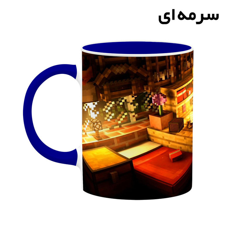 ماگ کاکتی طرح ماینکرافت minecraft مدل mgh41258
