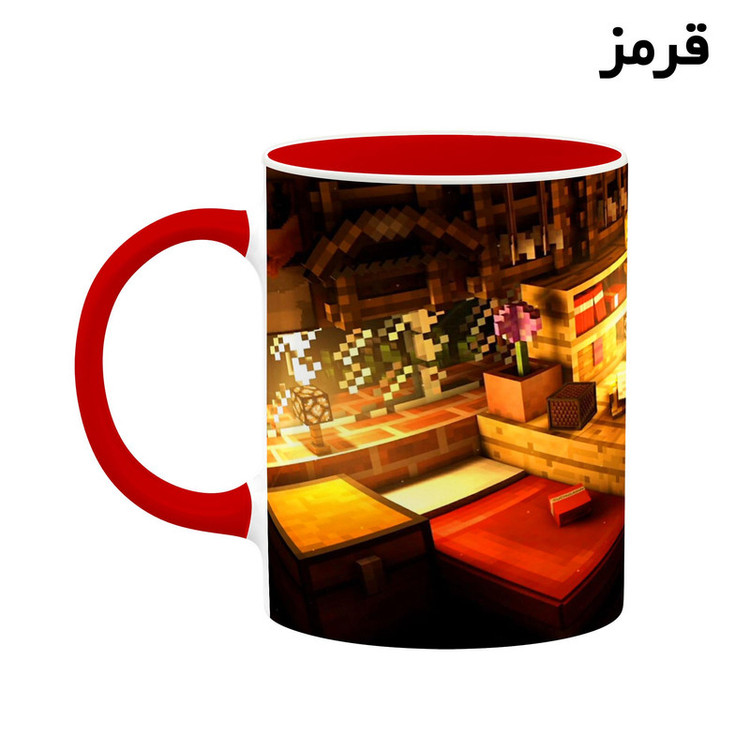 ماگ کاکتی طرح ماینکرافت minecraft مدل mgh41258